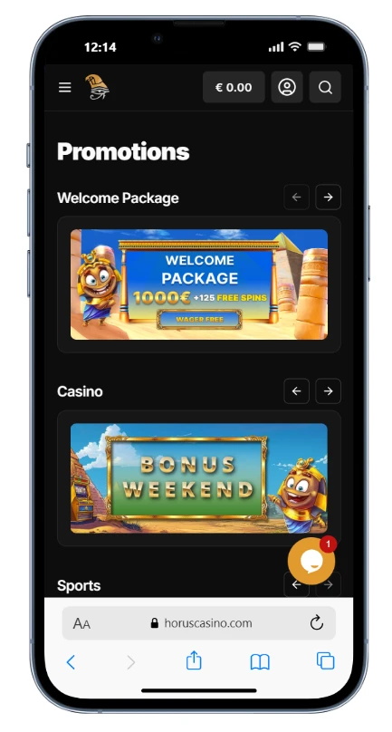 horus casino opinia o bonusie powitalnym